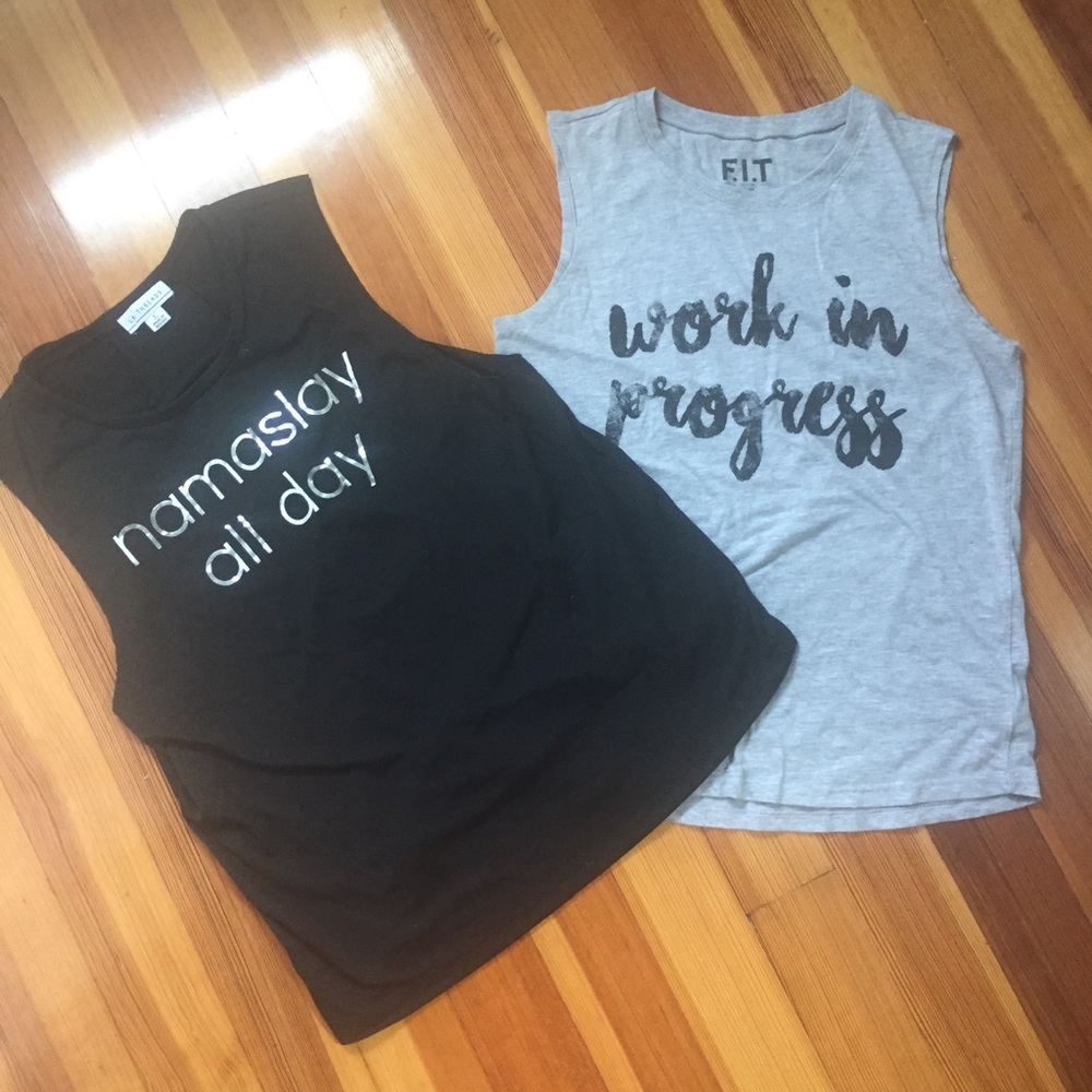 Set of 2 Fitness tank tops